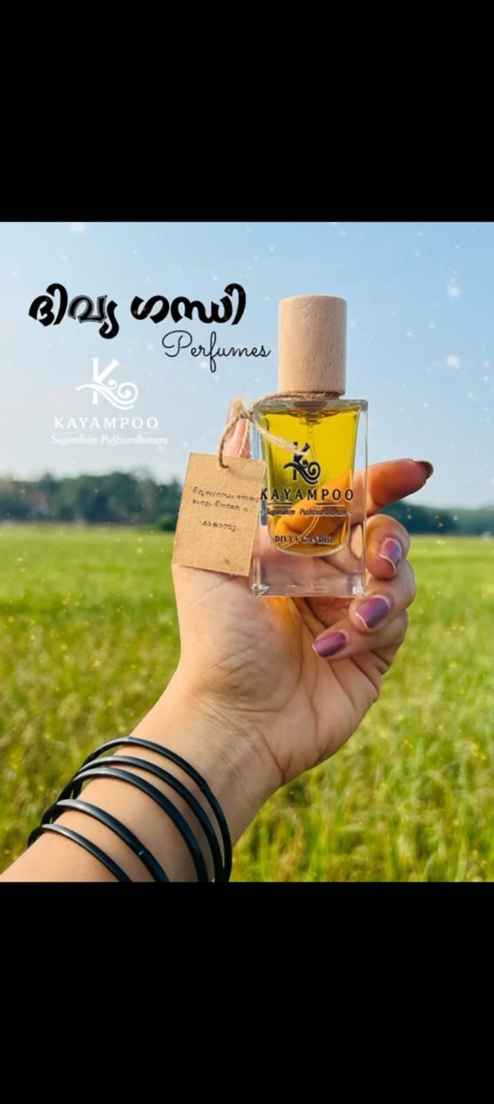 Kayampoo Divya Gandhi perfume by a student brand